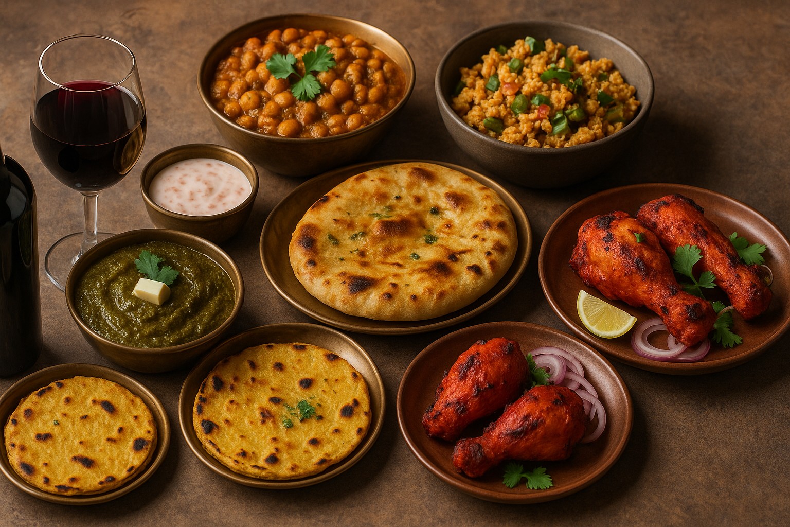 Punjabi Food Meets Indian Wine: A Culinary Celebration